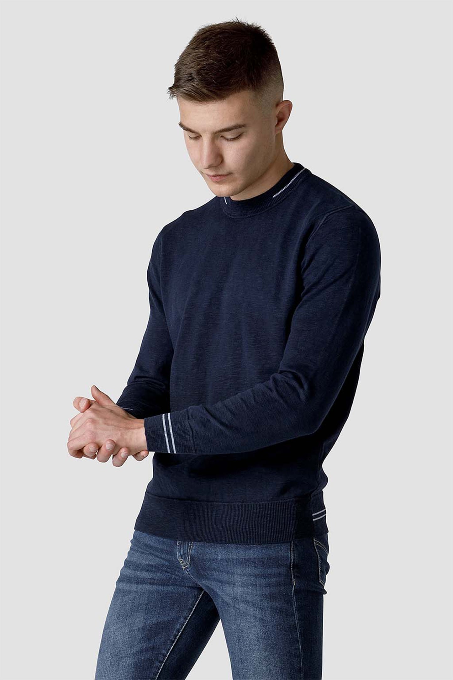 MARINE CREW-NECK