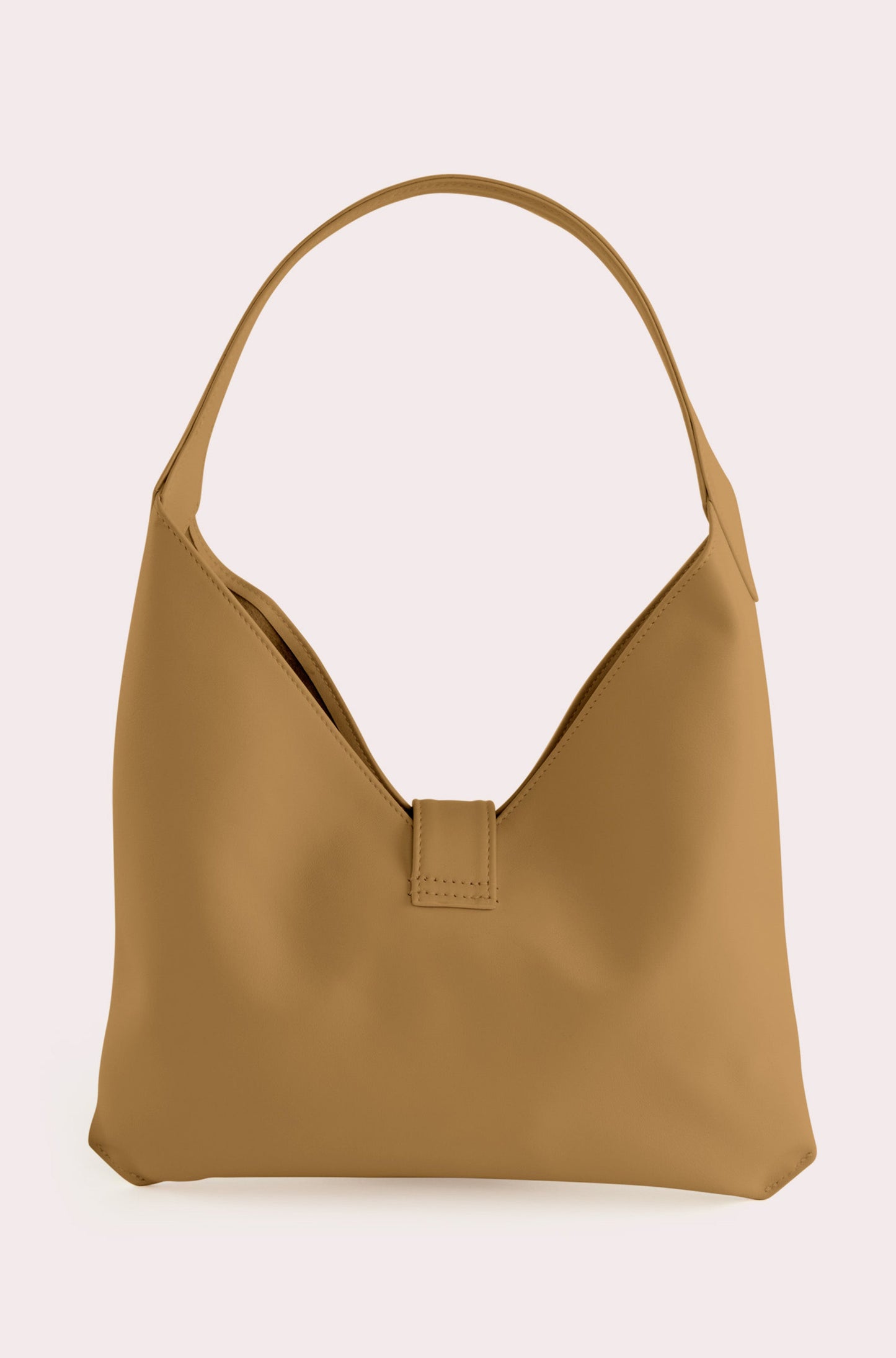 CARAMEL "MARA BAG" IN NAPPA CALFSKIN LEATHER