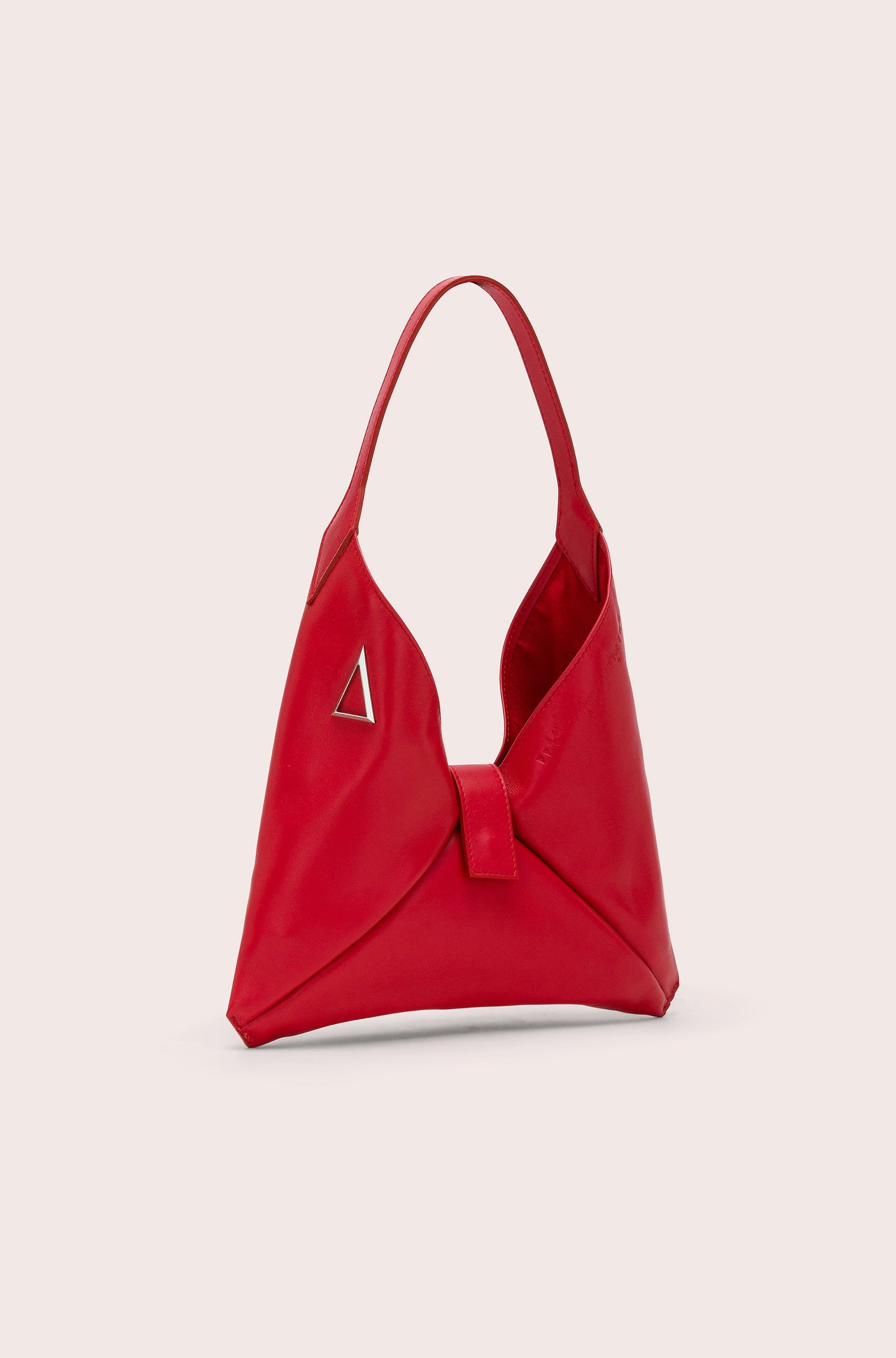 RED LIPSTICK "MARA BAG" IN NAPPA CALFSKIN LEATHER