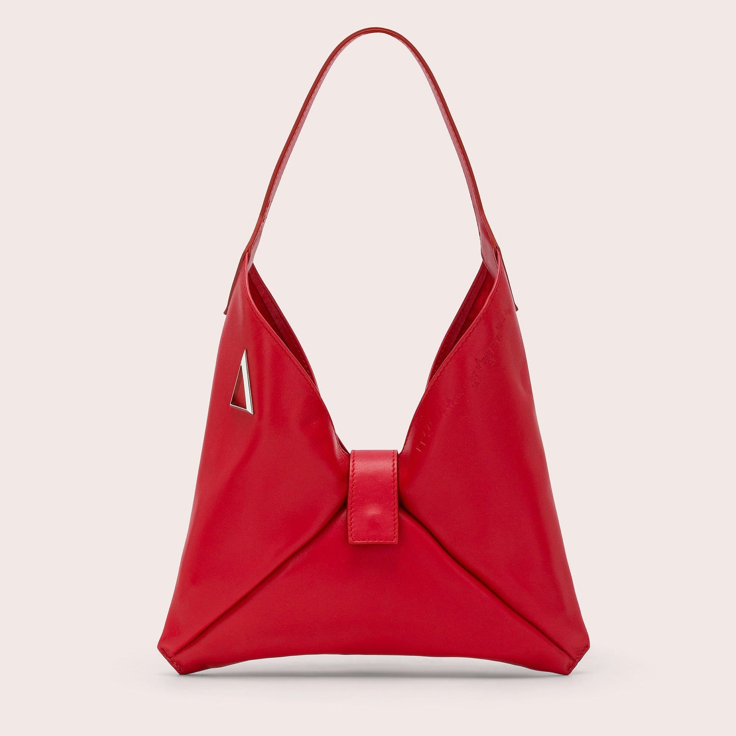 RED LIPSTICK "MARA BAG" IN NAPPA CALFSKIN LEATHER