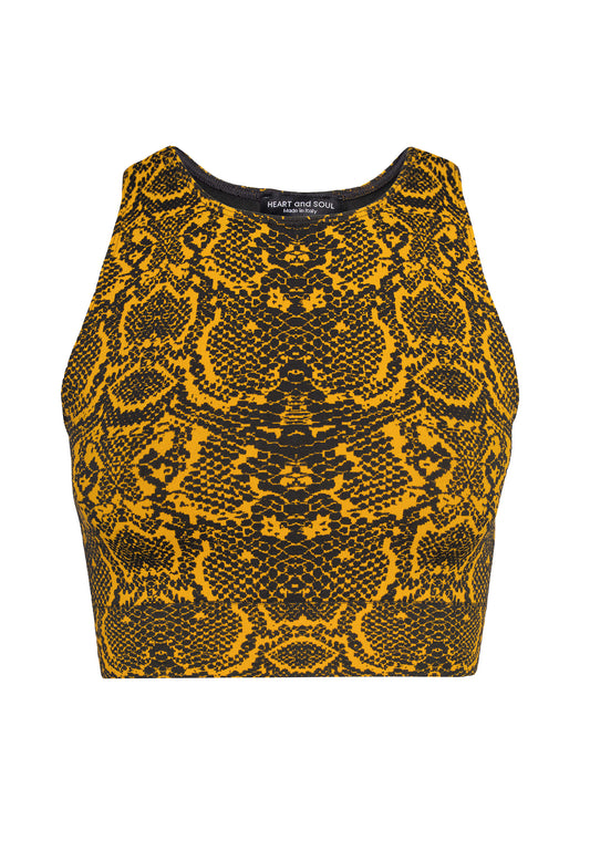 SUNSHINE SNAKE CROP TOP