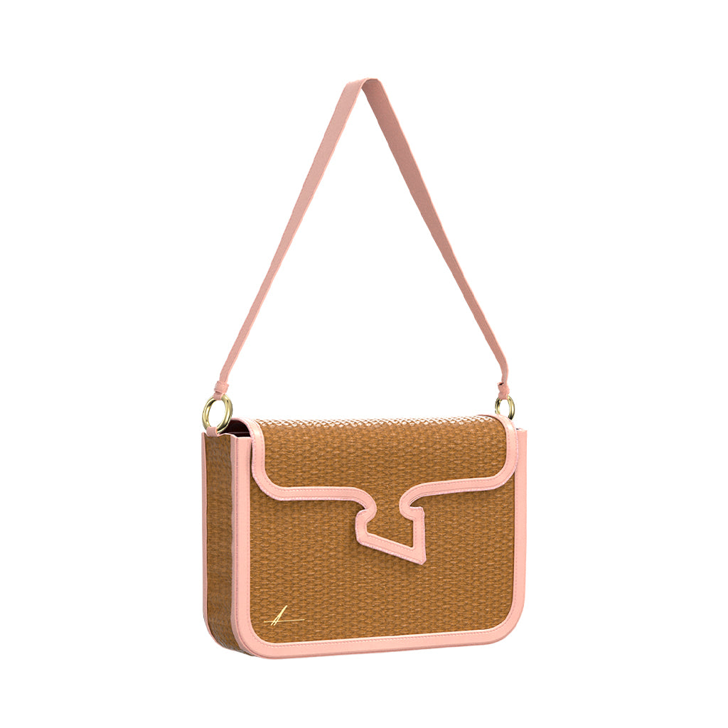 CLAIRE BAGUETTE RAFFIA