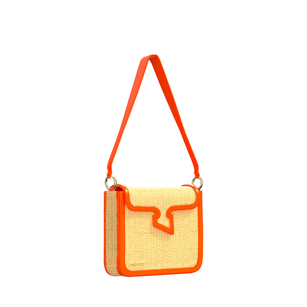 SQUARE HANDBAG RAFFIA