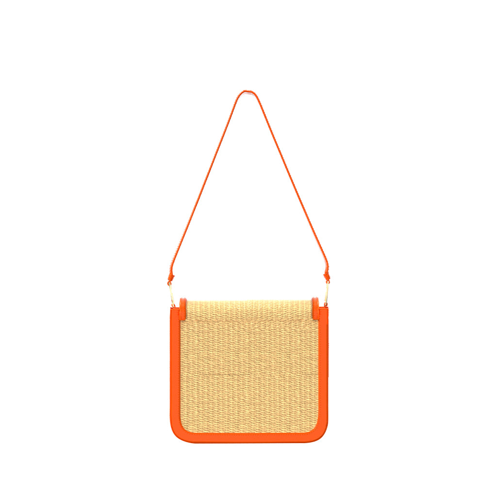 SQUARE HANDBAG RAFFIA